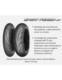 Foto 3 | Llanta Mitas Delantera 120/70zr17 Tl 58w Sport Force + Ev