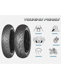 Foto 3 | Llanta Mitas Delantera 120/70zr17 Tl 58w Touring Force
