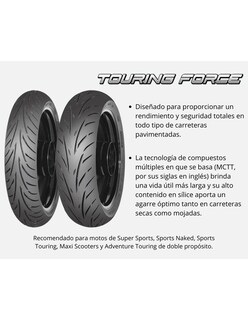 Foto 4 | Llanta Mitas Delantera 120/70zr17 Tl 58w Touring Force