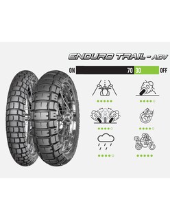 Foto 3 | Llanta Mitas Trasera 150/70r18 Tl/tt 70v Enduro Trail - Adv