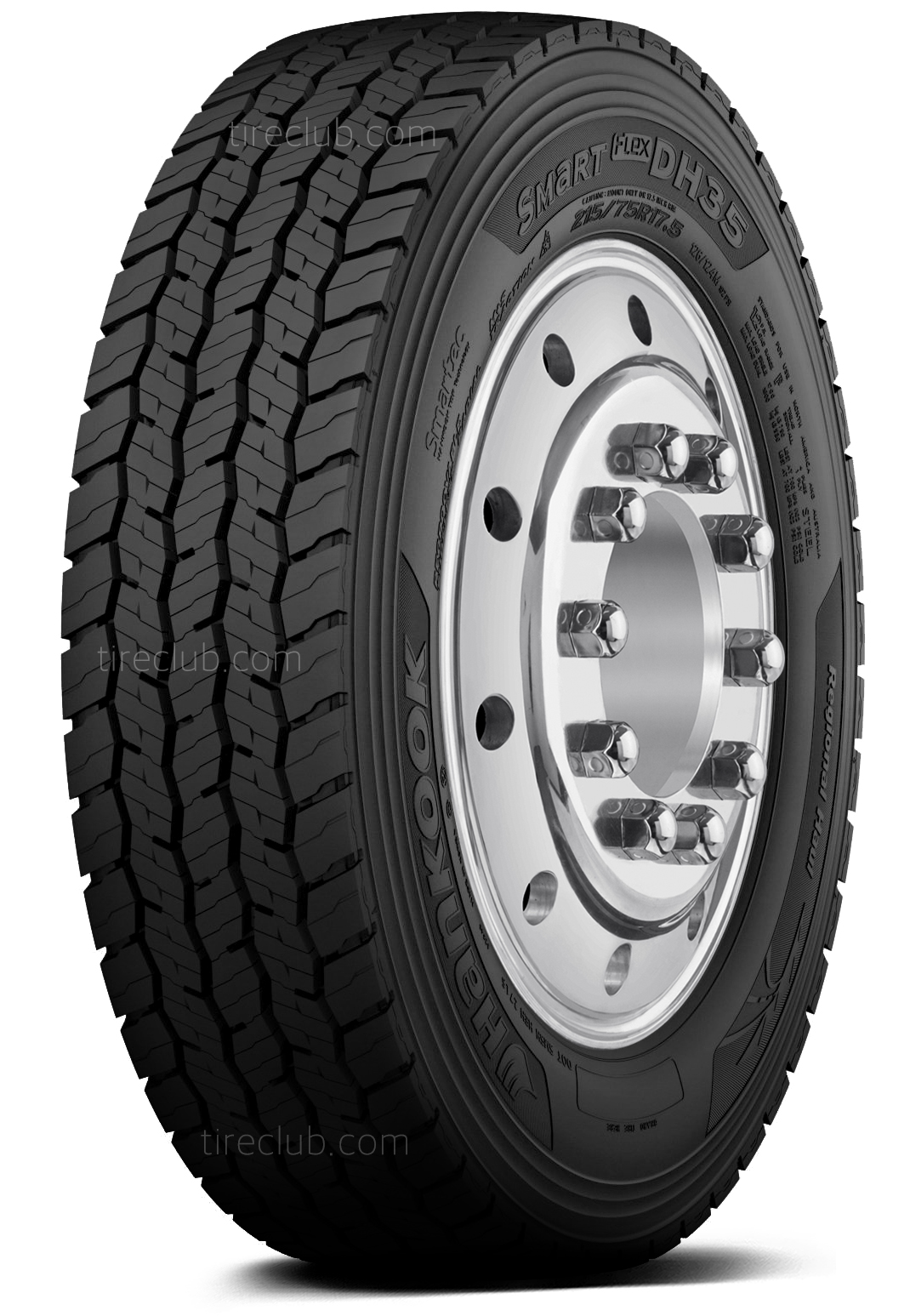 Foto 2 pulgar | Llanta Hankook Smart Flex Dh35 225/70r19.5 128/126n G
