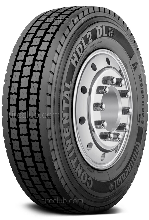 Llanta Continental Hdl2 Dl Ecoplus 11r24.5 149/146l H $13,105