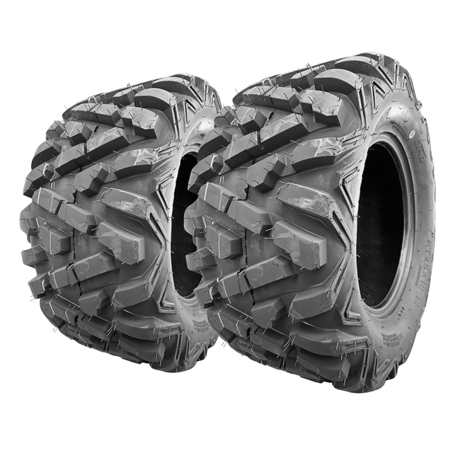 Paquete 2 Llantas 25x8-12 Qind Qd-518 para Cuatrimoto