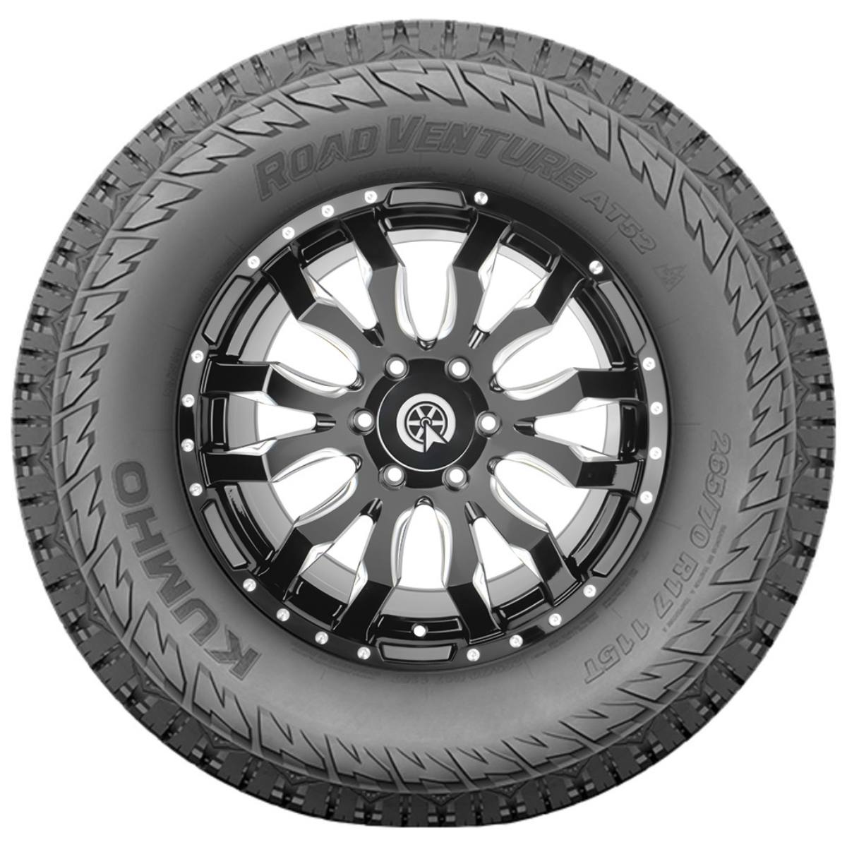 Foto 3 pulgar | Llanta 265/70r18 124/121r Kumho Road Venture At52