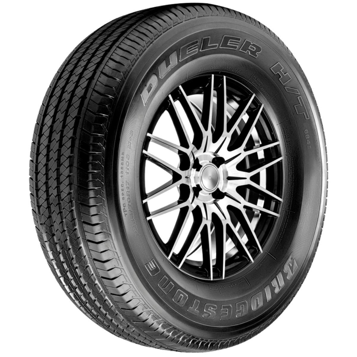 Foto 2 pulgar | Llanta 255/70 R17 110s Bridgestone Dueler H/t 684 Ii