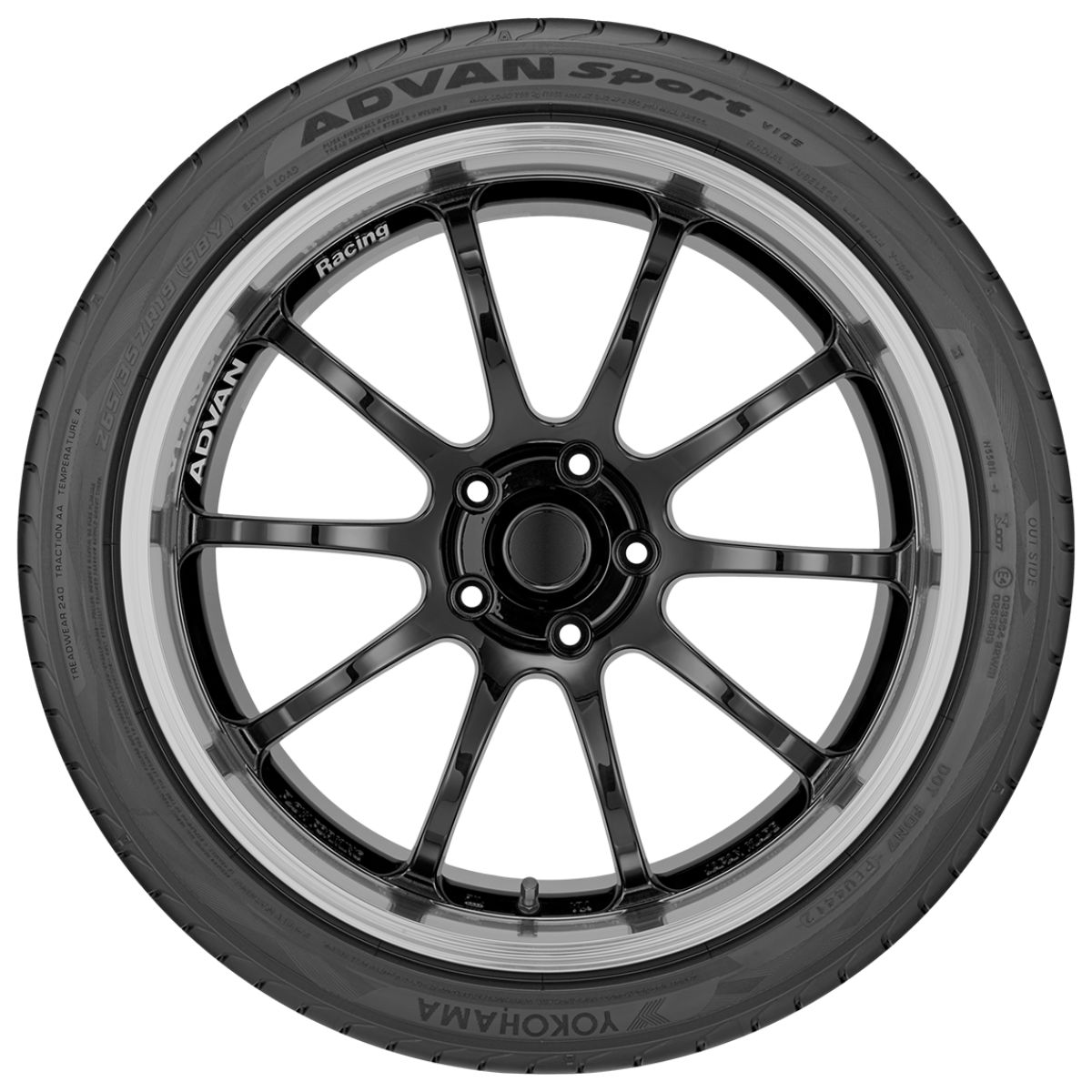 Foto 3 pulgar | Llanta 295/35r21 107y Yokohama Advan Sport V105t (n2)