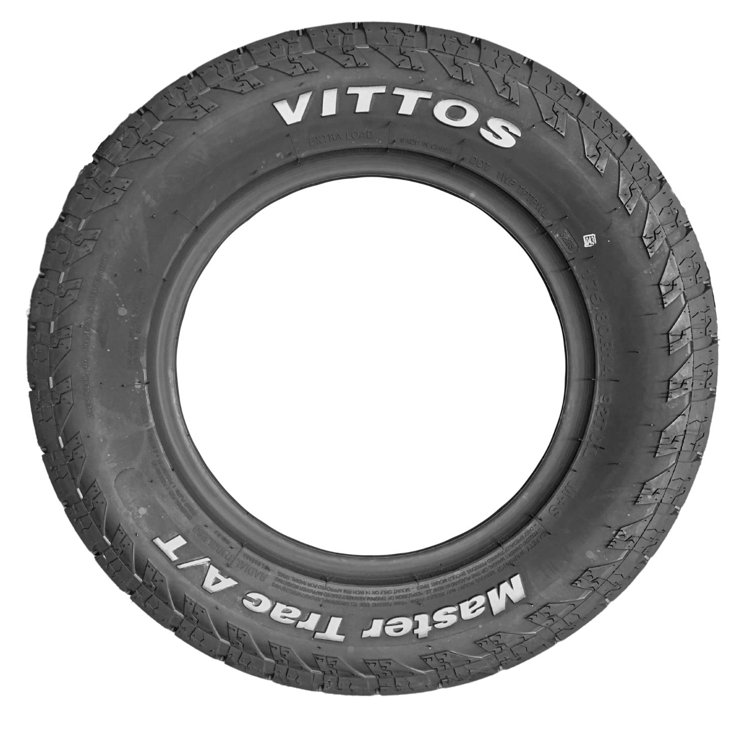 Foto 4 pulgar | Llanta Vittos Mastertrac At 245/65 R17