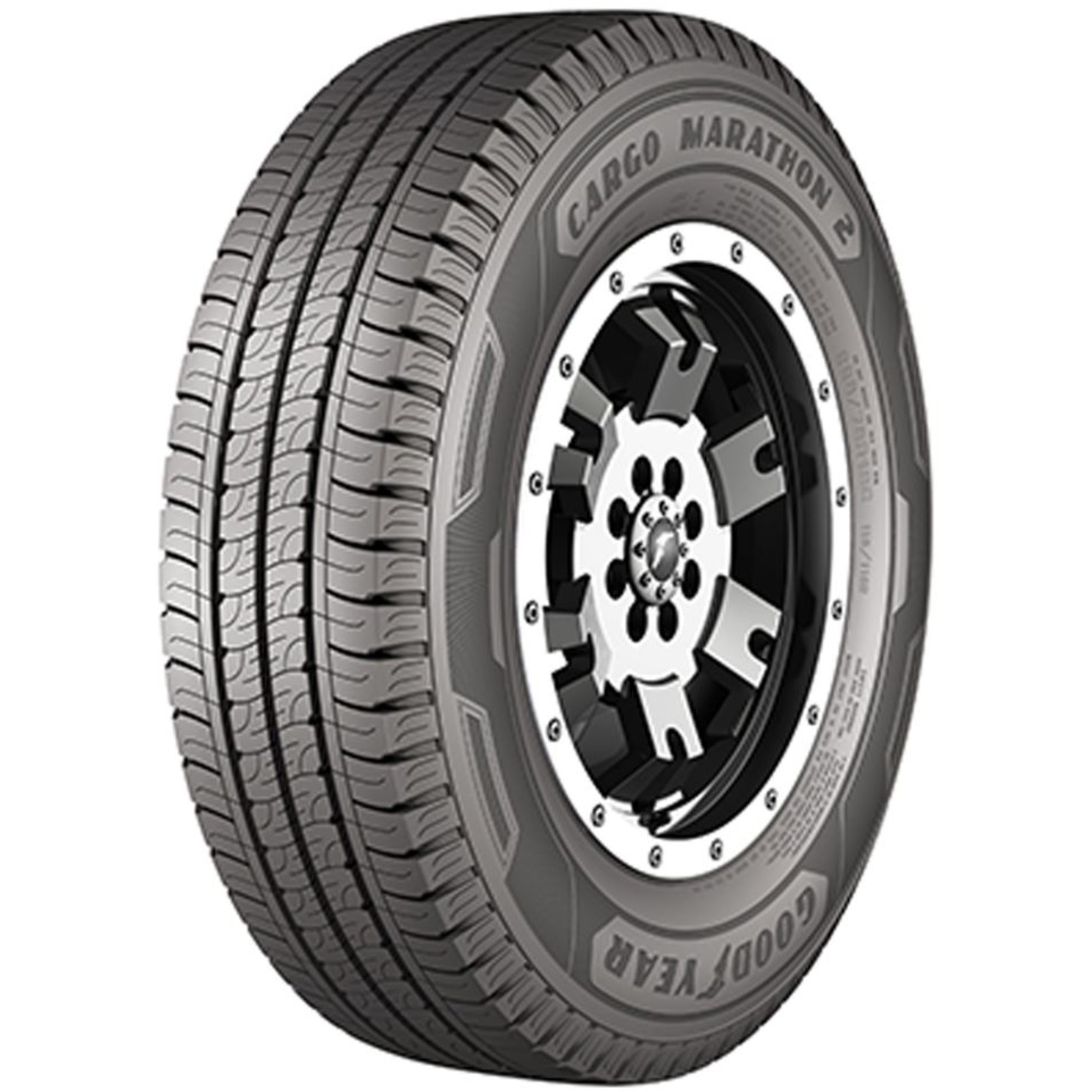 Foto 2 pulgar | Llanta Goodyear Cargo Marathon 2 205/70r15c 106/104r