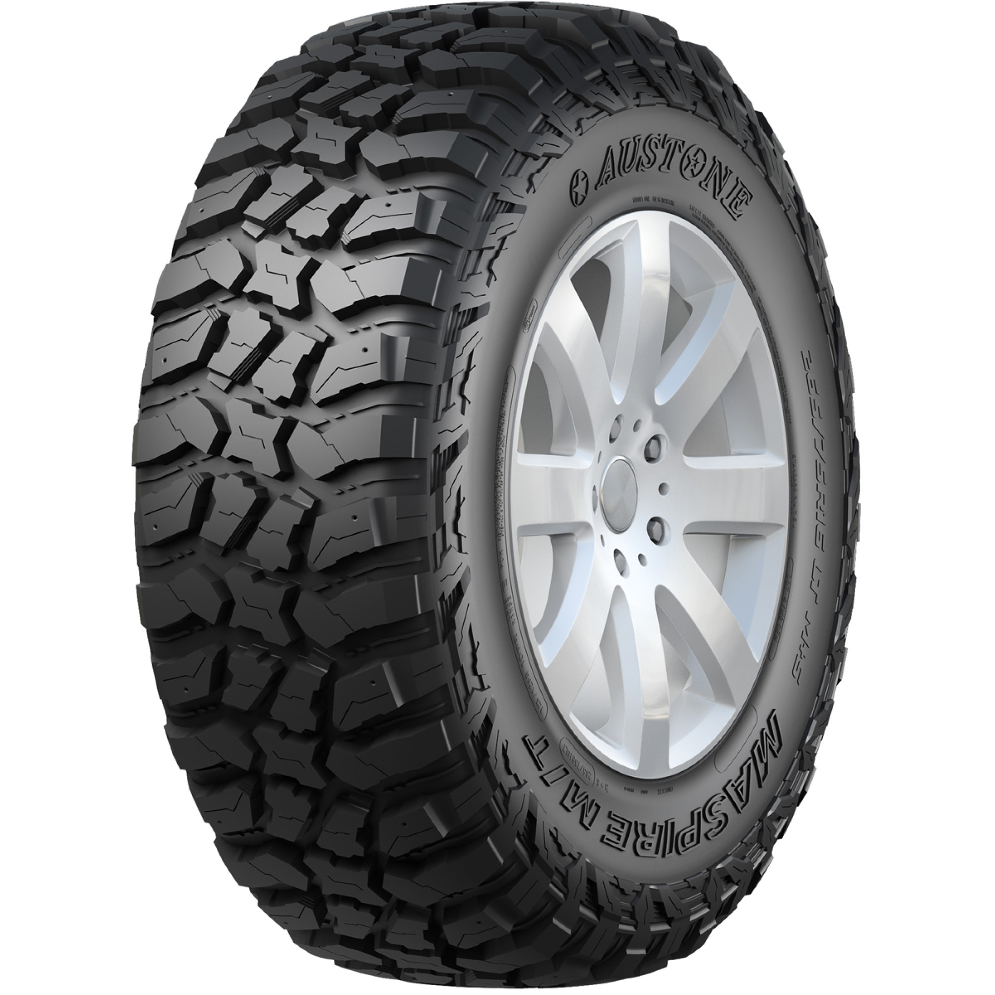 Foto 2 pulgar | Llanta Austone Maspire M/t Lt265/70r17 121/118q