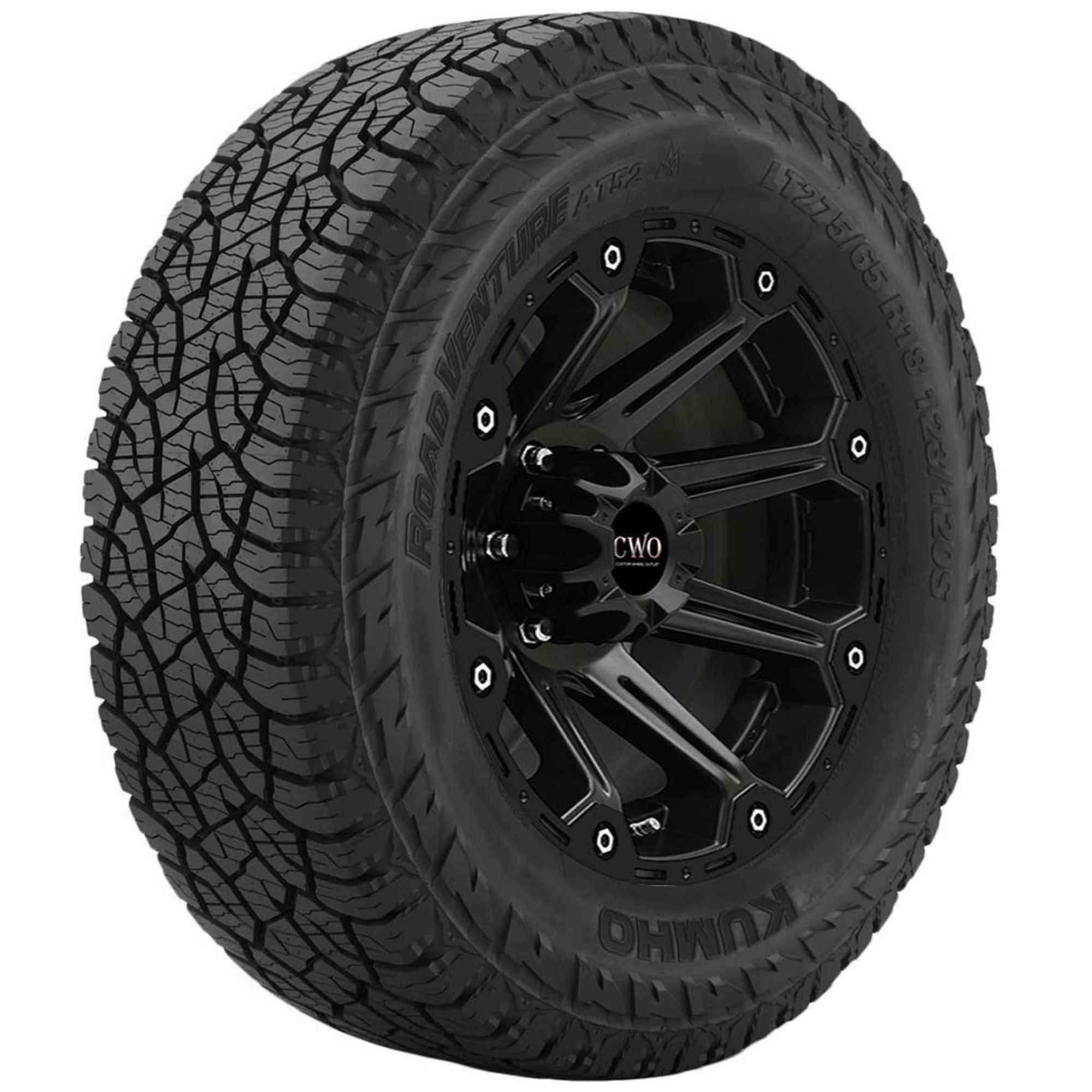 Foto 2 pulgar | Llanta Kumho Road Venture At52 Lt235/80r17 120/117r