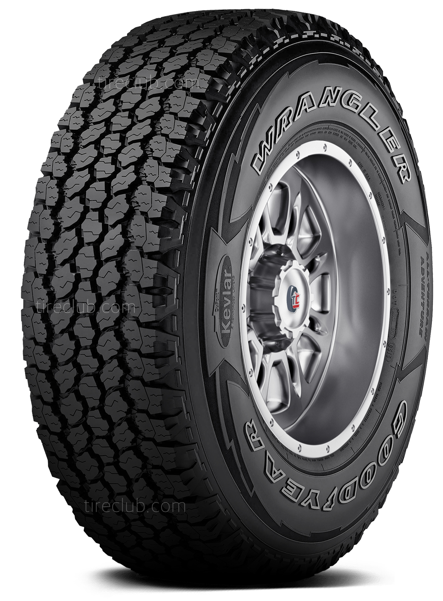 Foto 1 | Llanta Goodyear Wrangler All-terrain Adventure With Kevlar Lt245/75r17 121/118s E