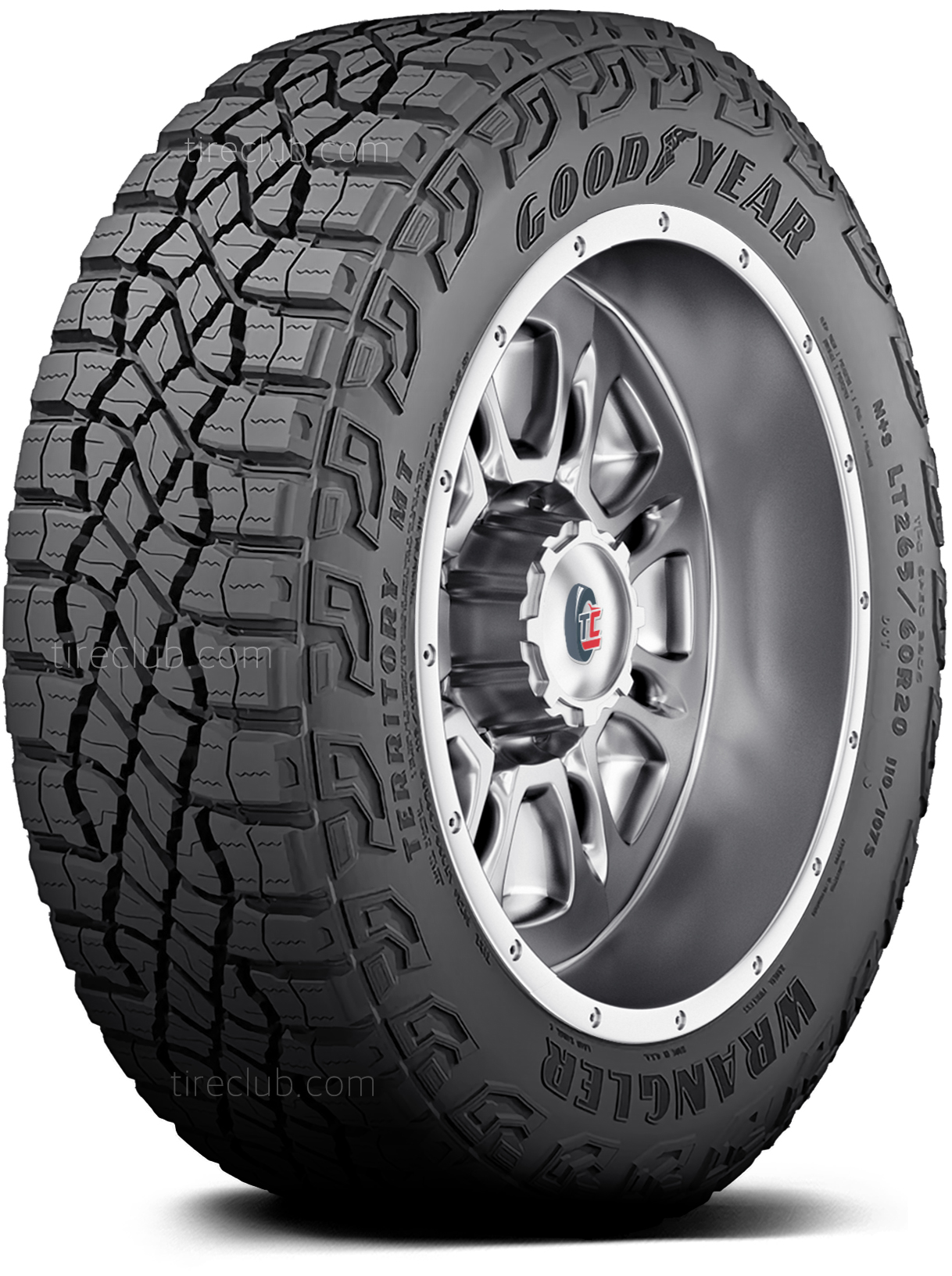 Foto 2 pulgar | Llanta Goodyear Wrangler Territory Mt Lt265/60r20 110/107s C