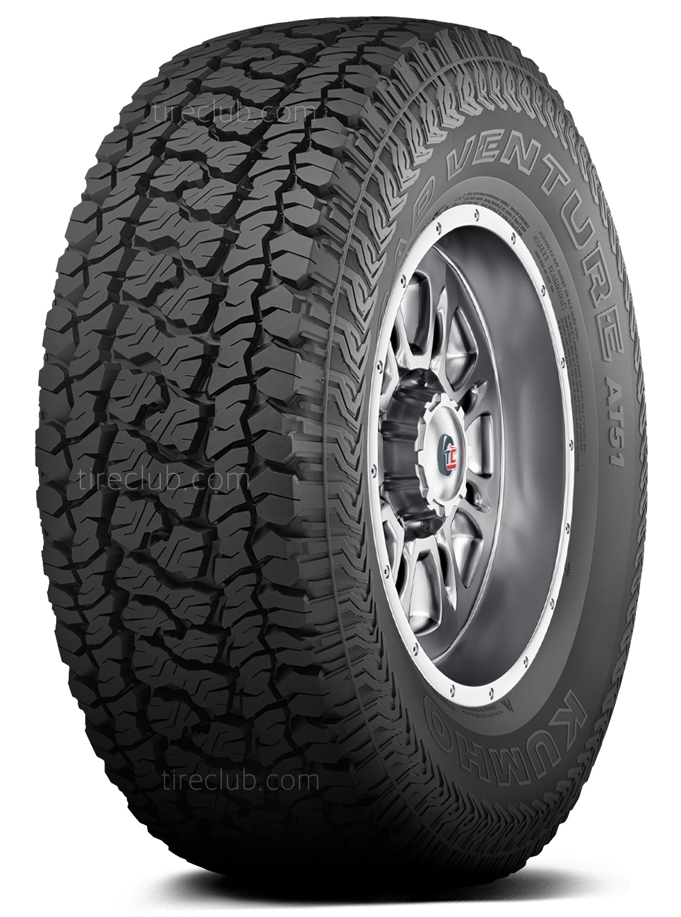 Foto 2 pulgar | Llanta Kumho Road Venture At51 Lt235/80r17 120/117r E