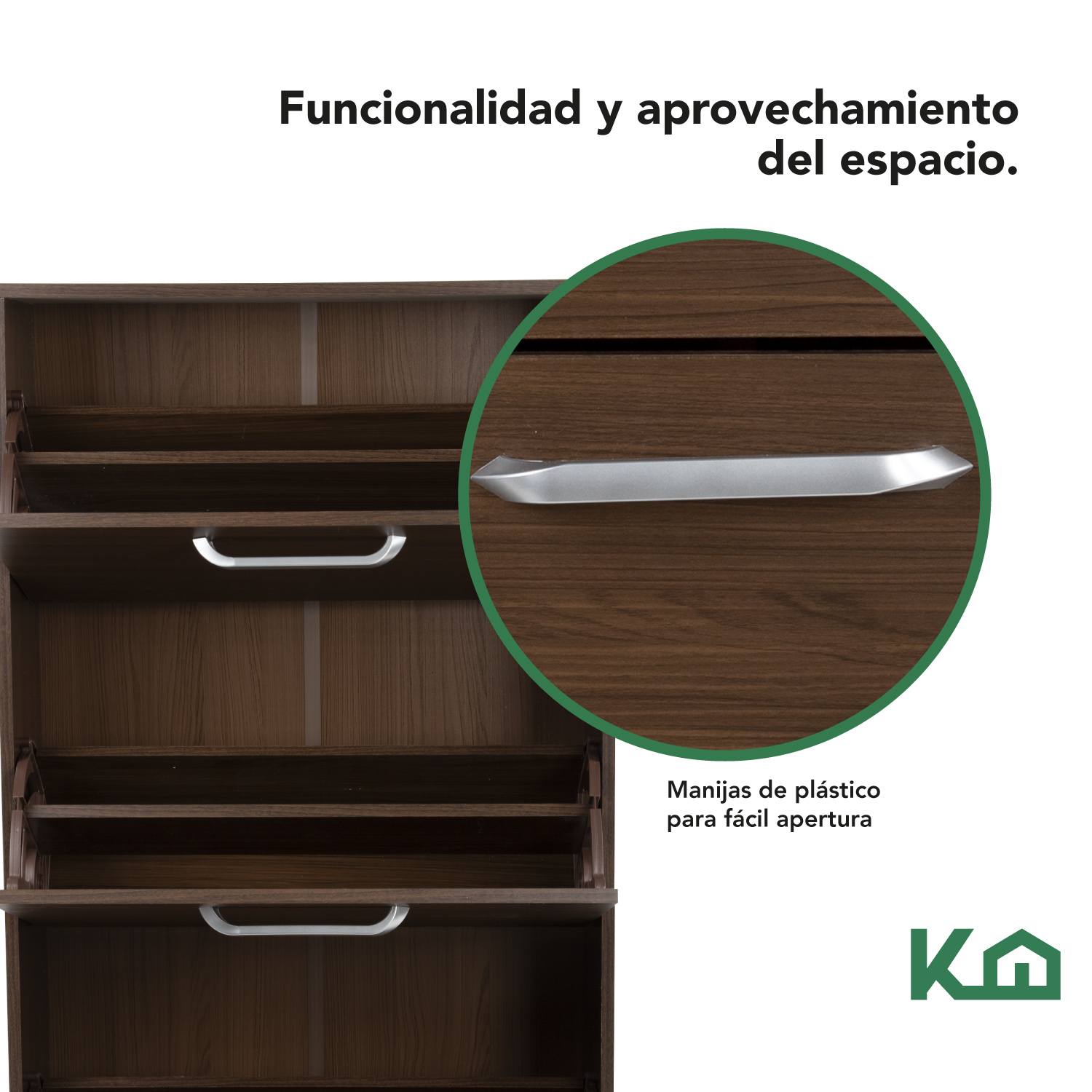 Foto 5 pulgar | Zapatera de Madera KingsHouse para 18 Pares