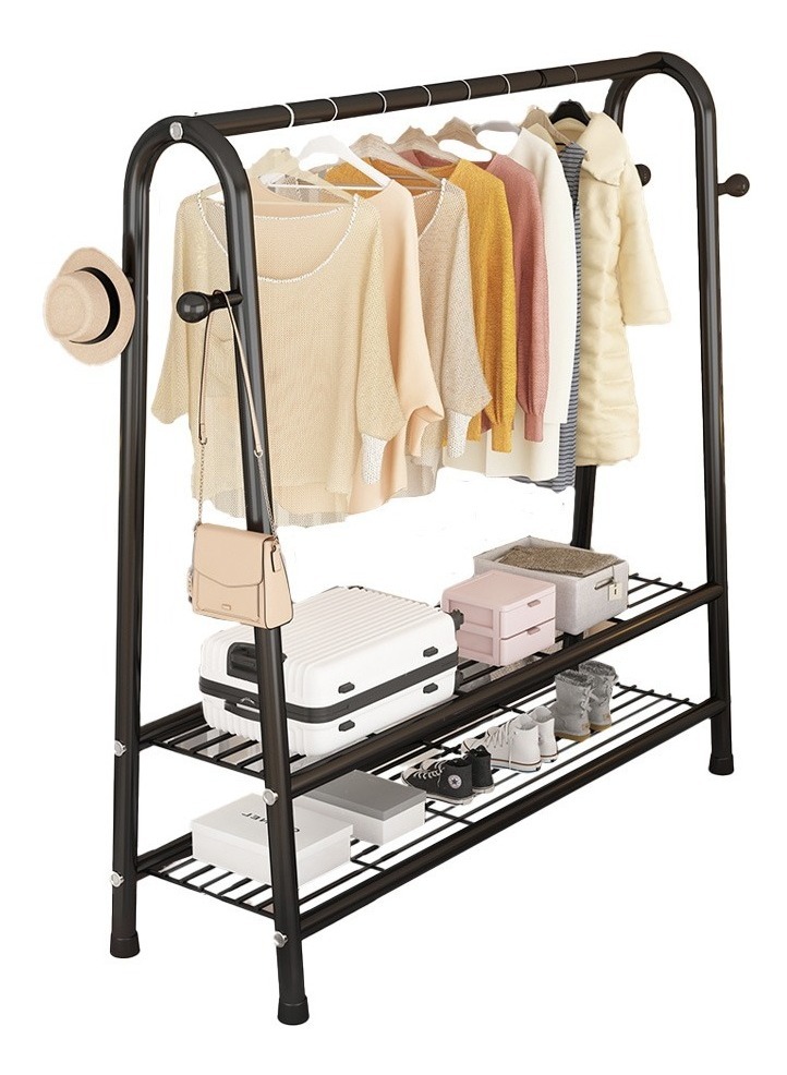 Foto 2 pulgar | Rack Organizador Metálico Practiksa 2 Niveles 66 cm color Negro