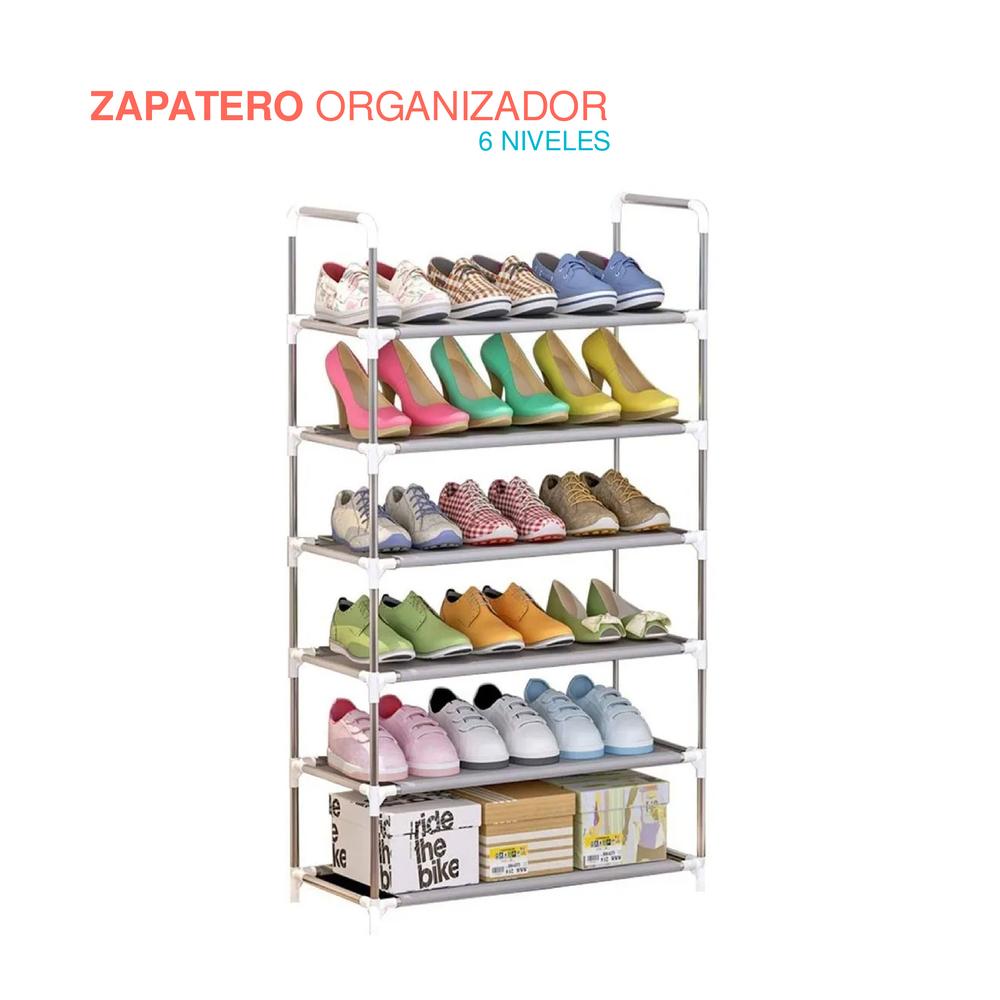 Foto 1 | Zapatera Organizador Tubular Elly Decor 6 Niveles