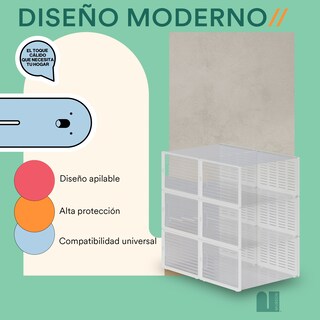Foto 5 | Caja Organizadora de Zapatos Mubson Tempo color Transparente 6 Unidades