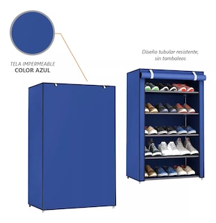 Foto 2 | Zapatera Multiusos Belug 5 Niveles color Azul
