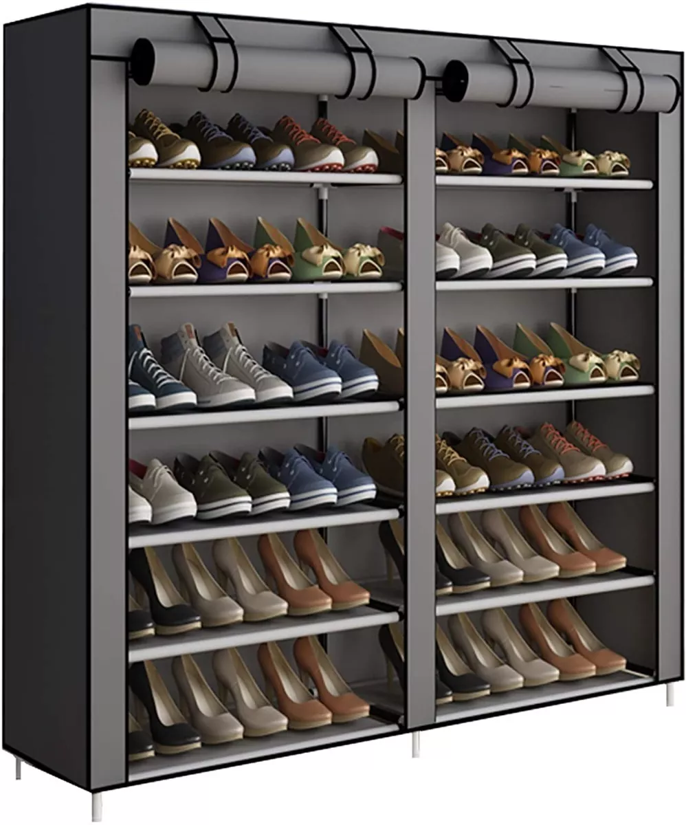 Foto 4 pulgar | Zapatera Mueble Practiksa para Zapatos Organizador con Varios Compartimientos color Gris