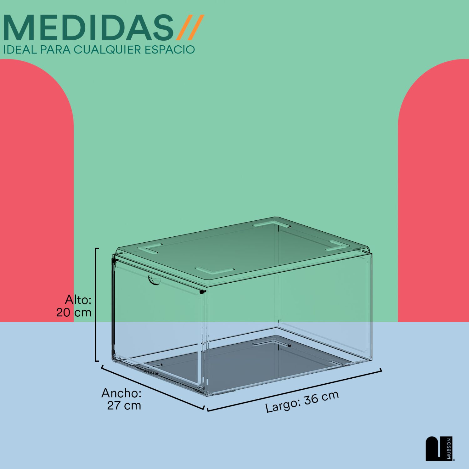 Foto 5 | Set De 4 Cajas Organizadoras Mubson. Zapatera Suola