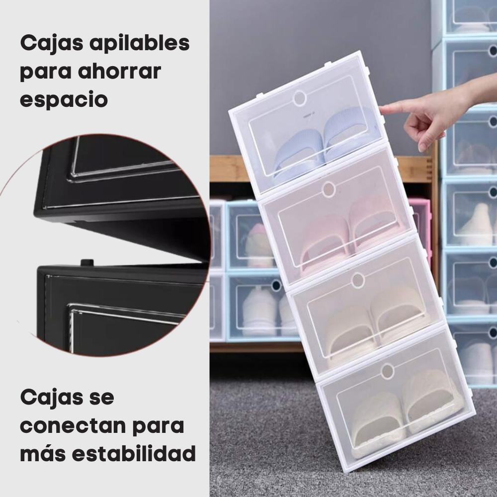 Foto 5 pulgar | Zapatera de Plástico Okaeri Blanca