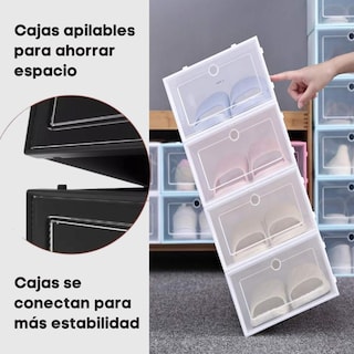 Foto 4 | Zapatera de Plástico Okaeri Blanca