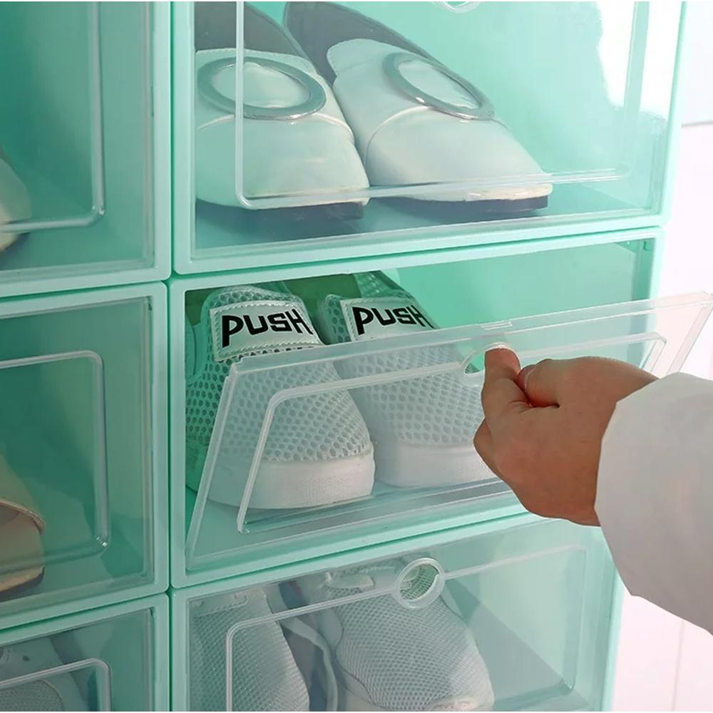 Foto 7 pulgar | Zapatera de Plástico Okaeri Blanca