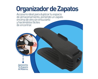 Foto 2 | Zapatera Bluelander Negra 10 Piezas