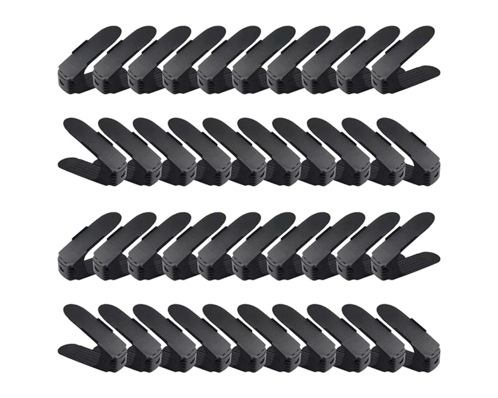 Foto 2 pulgar | Zapatera Bluelander Con 4 Niveles De Inclinación 40 Piezas Negro
