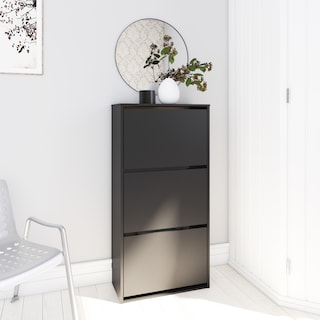 Foto 5 | Zapatera Organizador Playcon 60 X 81 cm Tablero Liso Negro