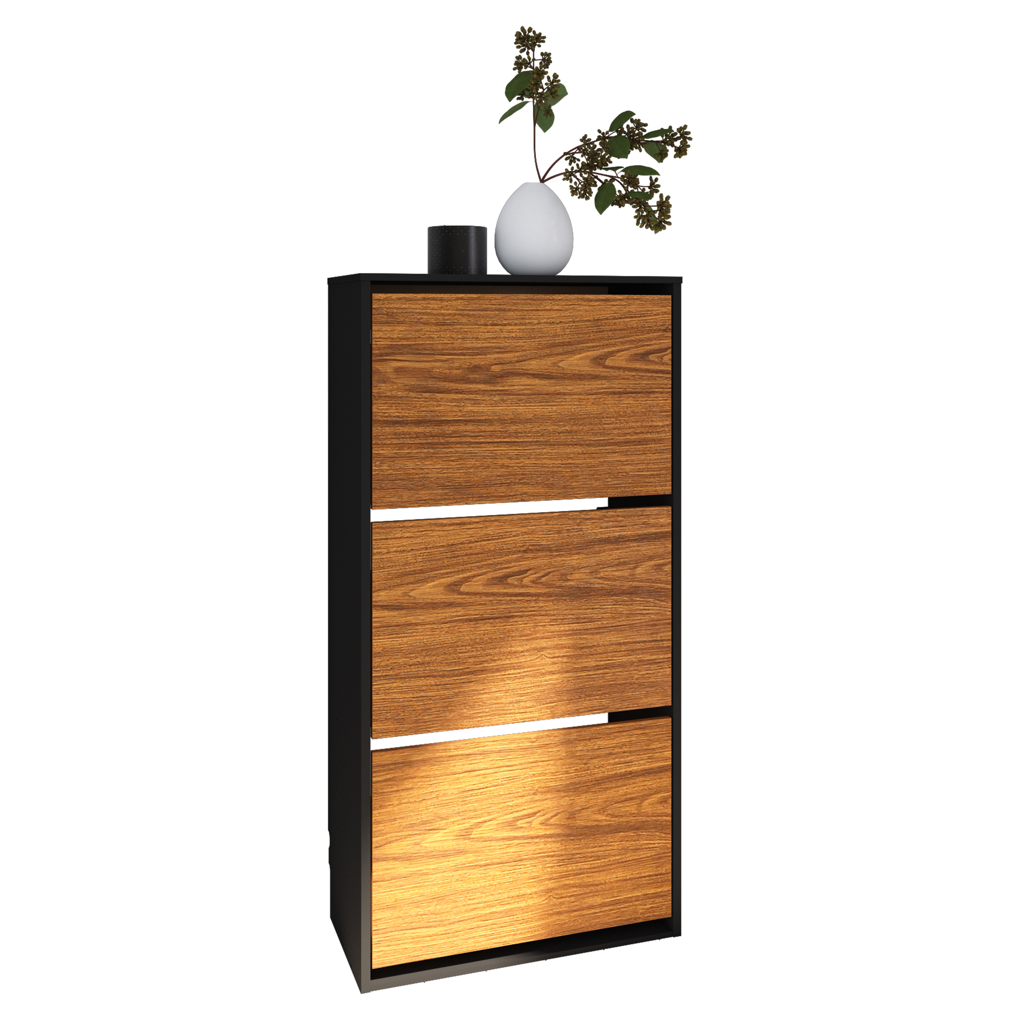 Foto 2 | Zapatera Organizador Playcon 60 X 81 cm Tablero Texturizado Tzalam Y Negro