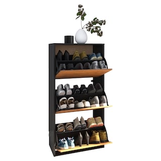 Foto 3 | Zapatera Organizador Playcon 60 X 81 cm Tablero Texturizado Tzalam Y Negro