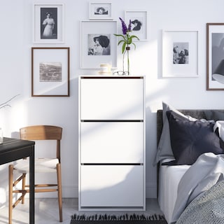 Foto 4 | Zapatera Organizador Playcon 60 X 81 cm Tablero Texturizado Blanco Frosty