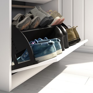 Foto 7 | Zapatera Organizador Playcon 60 X 81 cm Tablero Texturizado Blanco Frosty