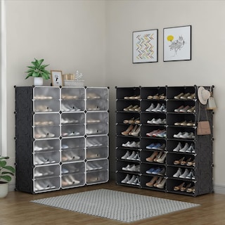 Foto 2 | Zapatera Organizador Apilable 48 Pares Anti Polvo Con Puerta