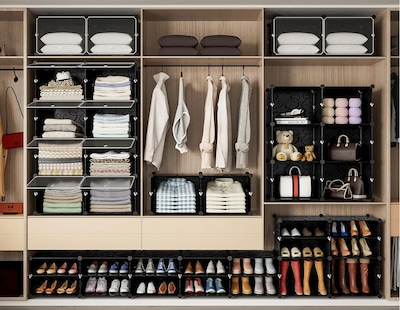 Foto 3 | Zapatera Organizador Apilable 48 Pares Anti Polvo Con Puerta