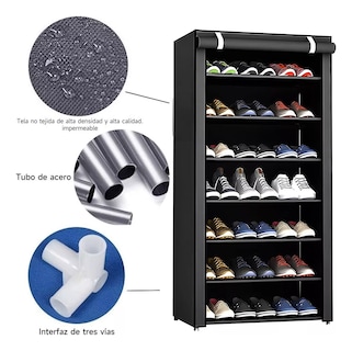 Foto 2 | Zapatera De Closet Organizador Zapatos 7 Niveles Base Metal