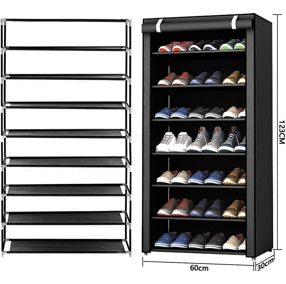 Foto 7 pulgar | Zapatera De Closet Organizador Zapatos 7 Niveles Base Metal