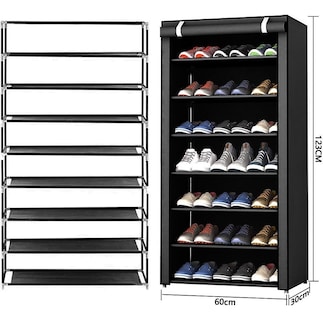 Foto 6 | Zapatera De Closet Organizador Zapatos 7 Niveles Base Metal