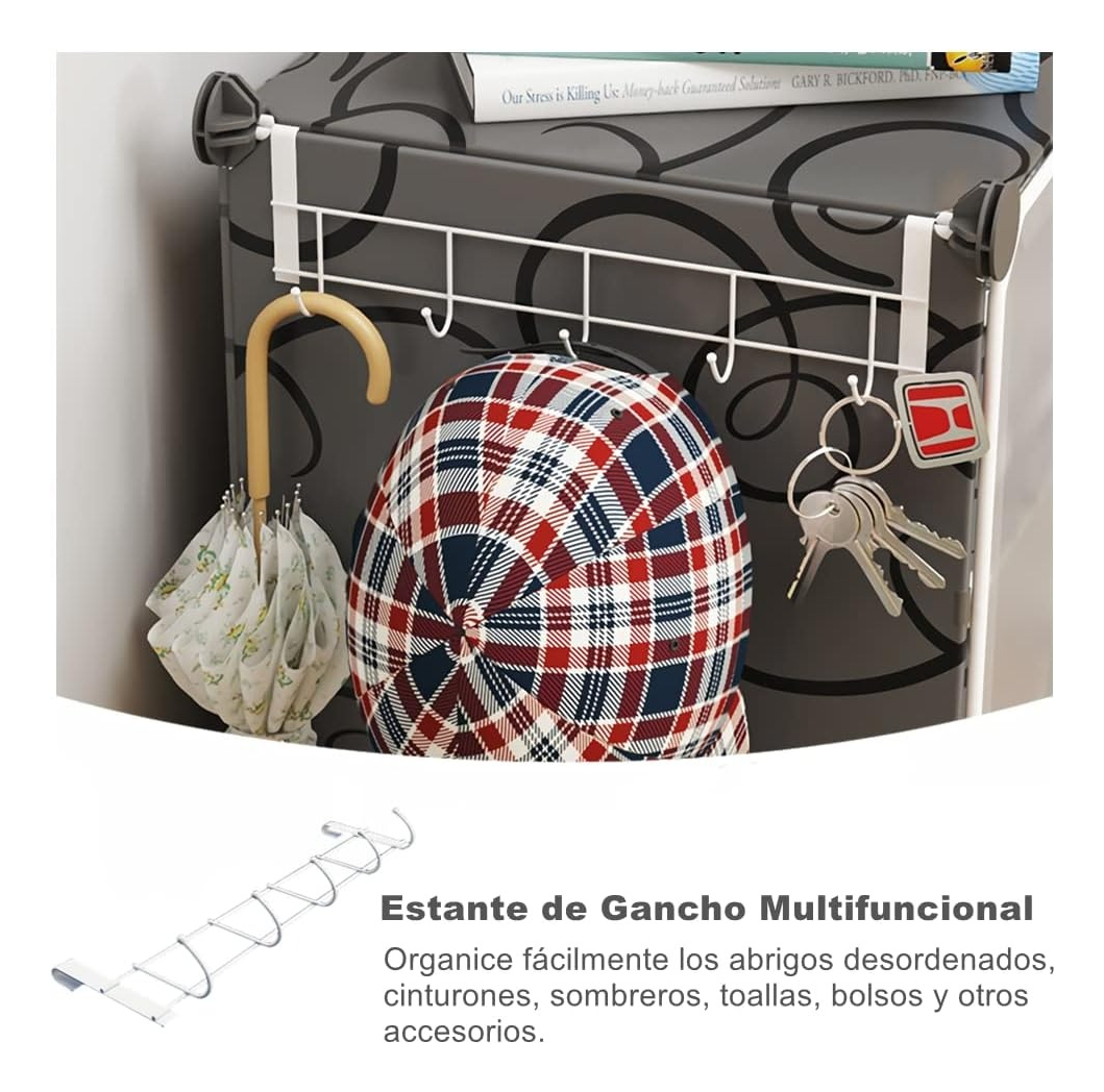 Foto 4 pulgar | Zapatera Organizador Apilable 24 Pares Anti Polvo Con Puerta