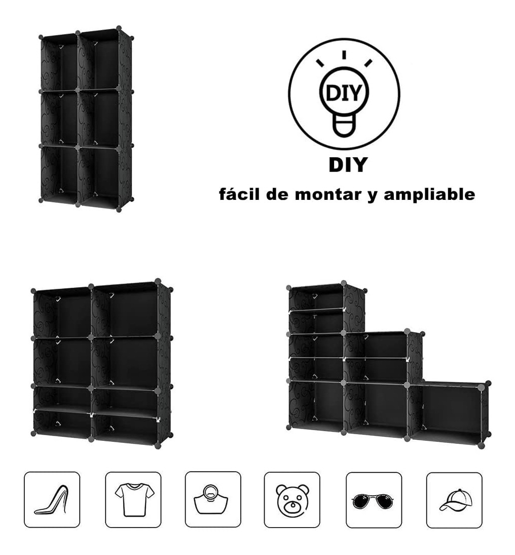 Foto 6 pulgar | Zapatera Organizador Apilable 24 Pares Anti Polvo Con Puerta