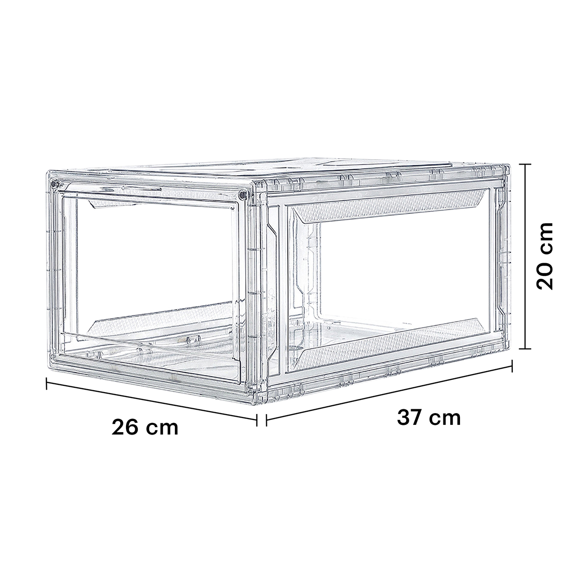 Foto 6 | Zapatera Apilable Alexa 16 Pzas Acrílico Transparente Ag Box