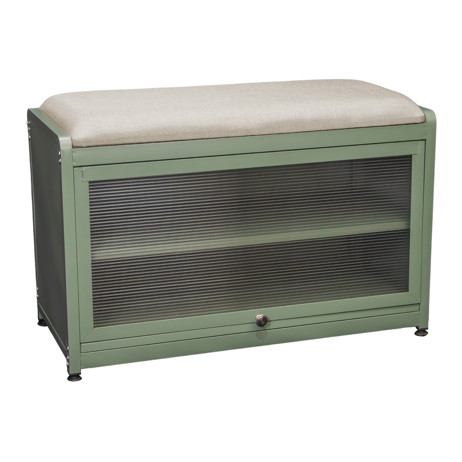 Zapatera Organizador Con Asiento Bossa Busan Verde