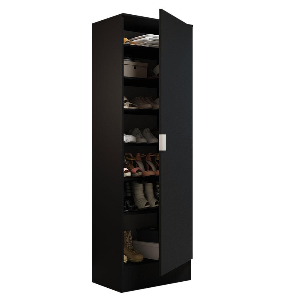 Foto 7 | Zapatera Organizador Isis Madesa 1 Puerta Color Negro