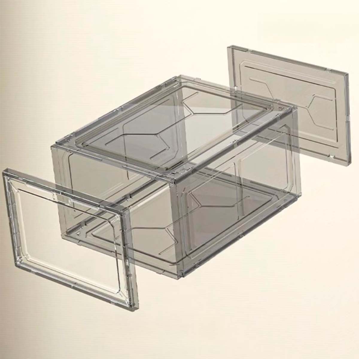 Foto 6 pulgar | Zapatera Organizadora Foresker Transparente 12 Piezas