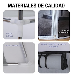 Foto 3 | Zapatera Multifuncional Con 7 Niveles Big Ben Gris
