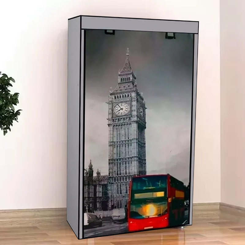 Foto 5 | Zapatera Multifuncional Con 7 Niveles Big Ben Gris