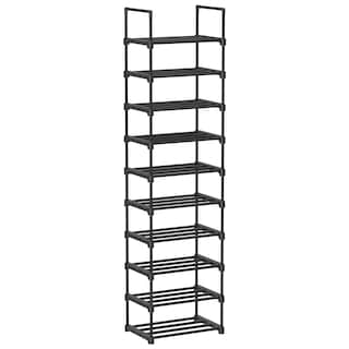 Foto 1 | Estante Para Zapatos Songmics, 10 Niveles, Metal, Almacenamiento, 20 Pares, Negro