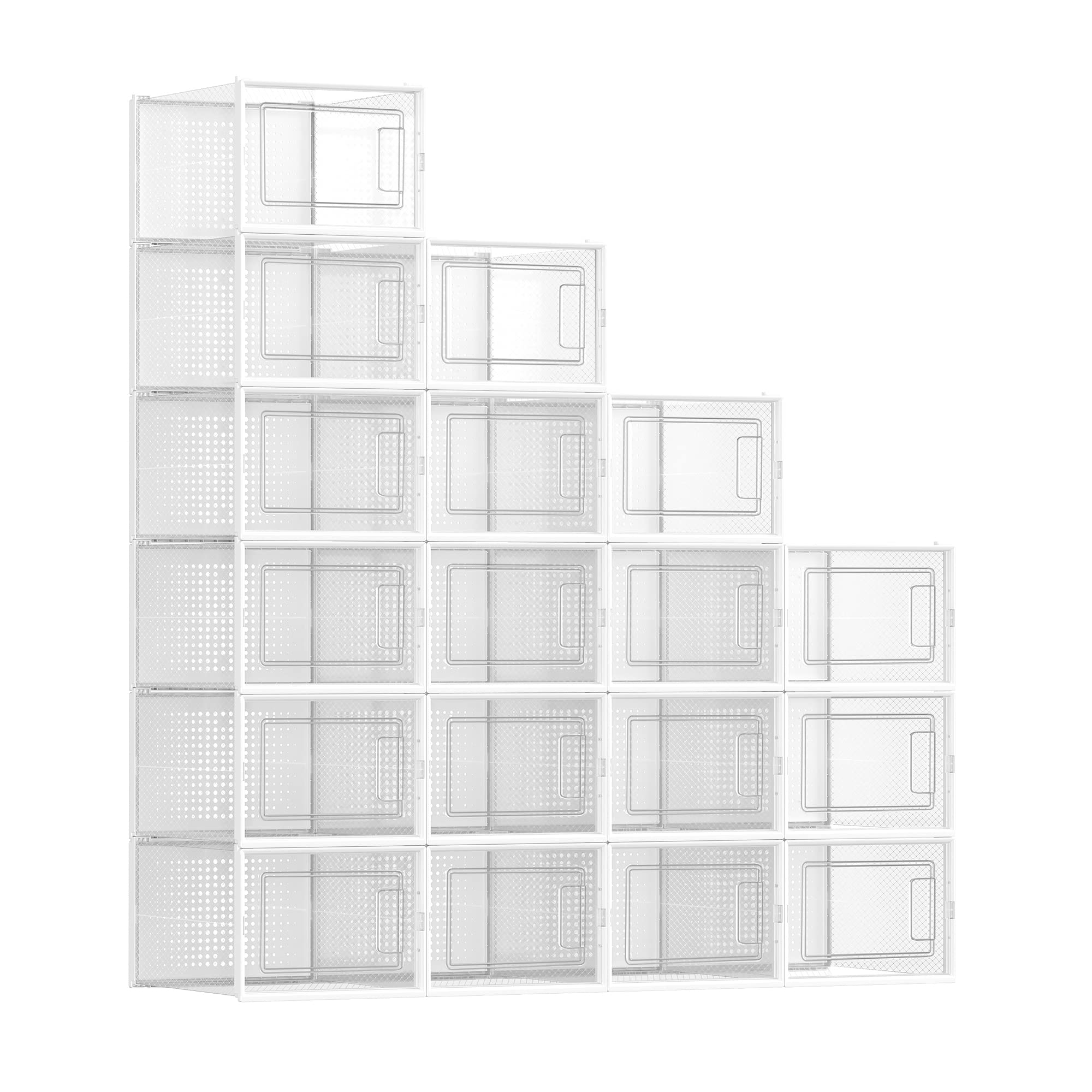 Foto 1 | Organizadores Para Guardar Zapatos Songmics, Paquete De 18, Transparentes
