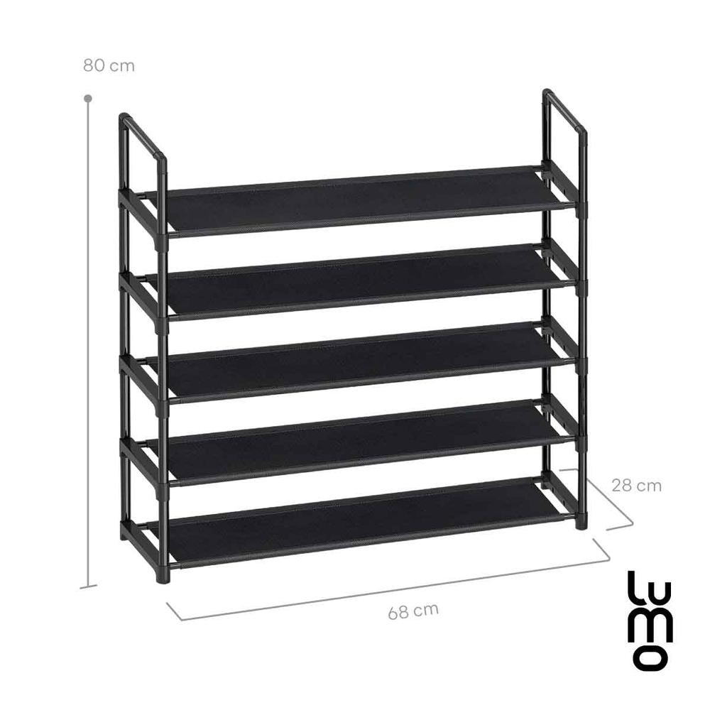 Foto 3 pulgar | Zapatera 5 Niveles Rack Multifuncional Closet Organizador